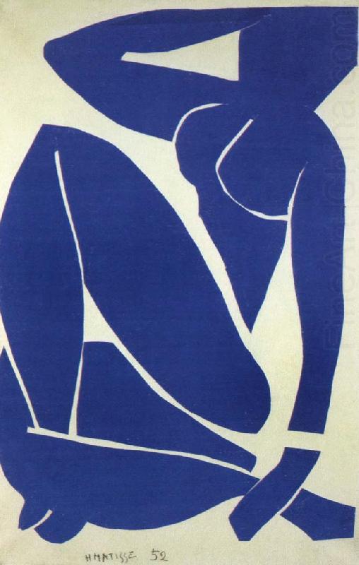 blue nude lll, Henri Matisse